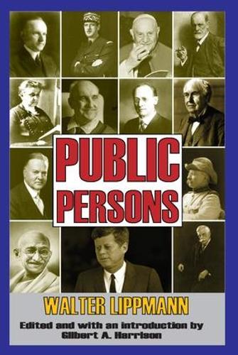 Паперова книга «Public Persons», автор Волтер Ліппманн - фото №1