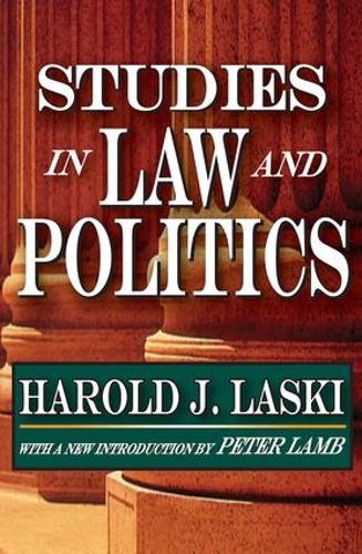 Бумажная книга «Studies in Law and Politics», автор Гарольд Ласки - фото №1