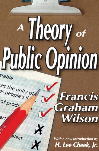Паперова книга «A Theory of Public Opinion», автор Френсіс Вілсон - фото №1