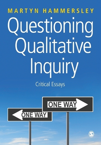 Бумажная книга «Questioning Qualitative Inquiry: Critical Essays», автор Мартин Хаммерсли - фото №1