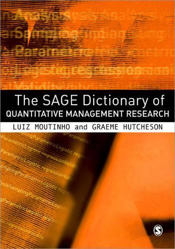 Бумажная книга «The SAGE Dictionary of Quantitative Management Research» - фото №1