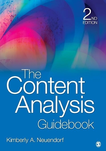 Паперова книга «The Content Analysis Guidebook», автор Кімберлі А. Нойендорф - фото №1