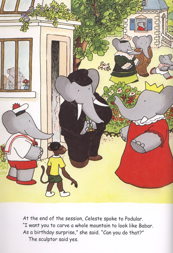 Бумажная книга «Babar's Birthday Surprise», автор Лорен де Брюнхофф - фото №1
