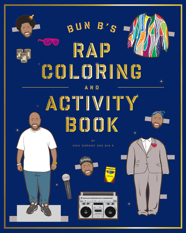 Бумажная книга «Bun B's Rap Coloring and Activity Book», автор Ши Серрано - фото №1