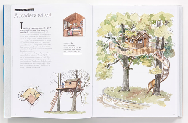 Бумажная книга «Dream Treehouses. Extraordinary Designs from Concept to Completion», авторов Элейн Лоуренс, Даниэль Дюфур, Гислен Андре, La Cabane Perchée - фото №1