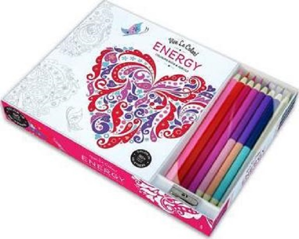Бумажная книга «Vive Le Color! Energy. Coloring Book and Pencils (+ карандаши) », автор Абрамс Нотери - фото №1