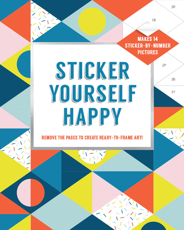 Паперова книга «Sticker Yourself Happy», автор Есме Ротманс - фото №1
