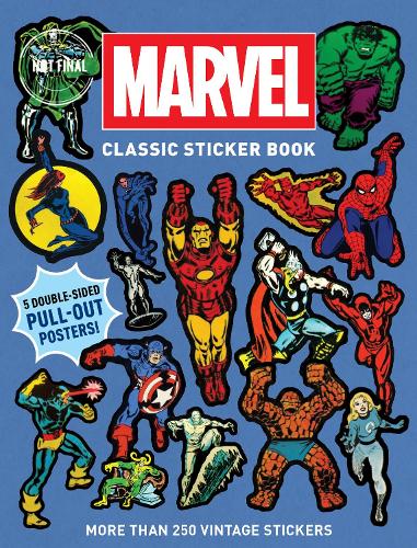Бумажная книга «Marvel Classic Sticker Book», автор Марвел Энтертейнмент - фото №1