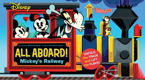 [object Object] «Disney All Aboard! Mickey’s Railway (An Abrams Extend a Book)», автор Николь Мара - фото №1