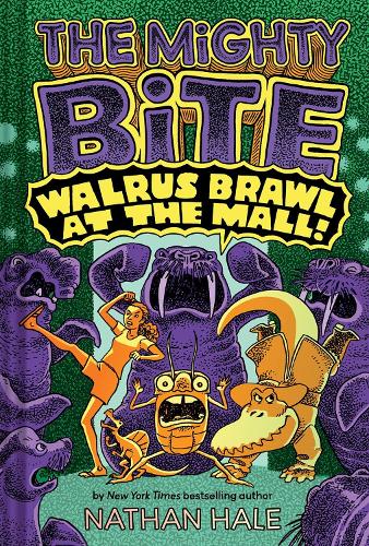 Бумажная книга «Walrus Brawl at the Mall (The Mighty Bite #2): A Graphic Novel», автор Натан Хейл - фото №1