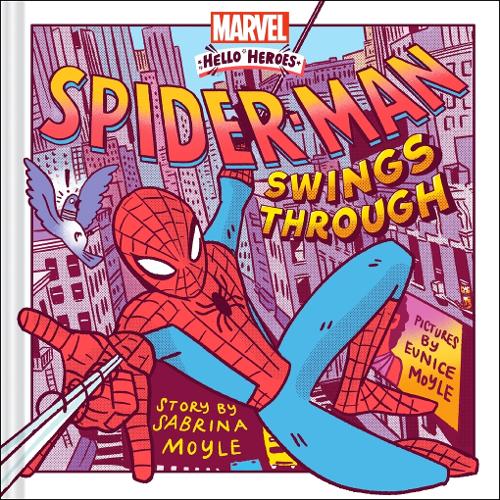 Паперова книга «Spider-Man Swings Through (A Marvel Hello Heroes Book)», автор Сабріна Мойл - фото №1