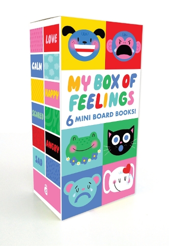 Бумажная книга «My Box of Feelings (A Hello!Lucky Book): 6 Mini Board Books!», автор Сабрина Мойл - фото №1