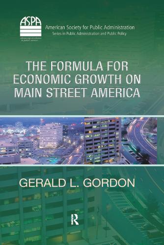 Бумажная книга «The Formula for Economic Growth on Main Street America», автор Джеральд Л. Гордон - фото №1