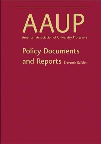 Паперова книга «Policy Documents and Reports», автор AAUP - фото №1