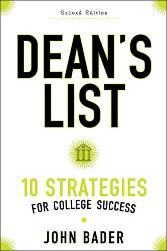Паперова книга «Dean's List: Ten Strategies for College Success», автор Джон Бадер - фото №1