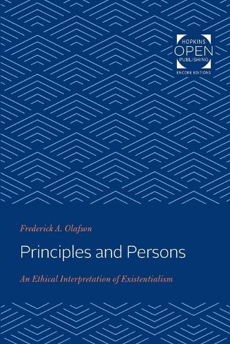 Паперова книга «Principles and Persons: An Ethical Interpretation of Existentialism», автор Фредерік Олафсон - фото №1