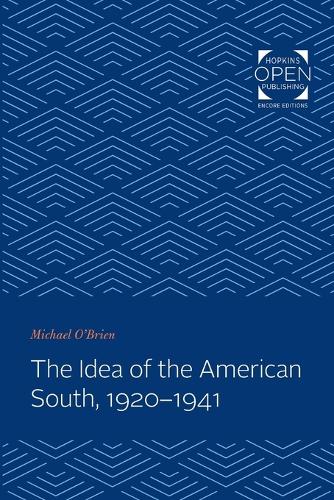 Бумажная книга «The Idea of the American South, 1920-1941», автор Майкл О'Брайен - фото №1