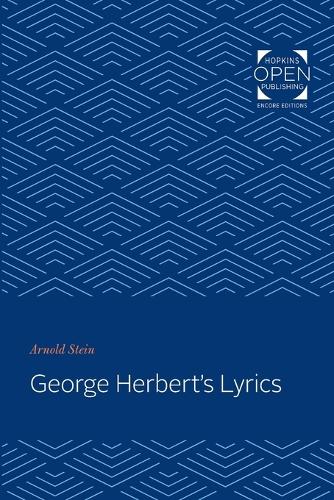Бумажная книга «George Herbert's Lyrics», автор Арнольд Штайн - фото №1