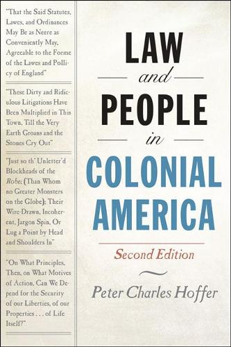 Бумажная книга «Law and People in Colonial America», автор Питер Чарльз Хоффер - фото №1