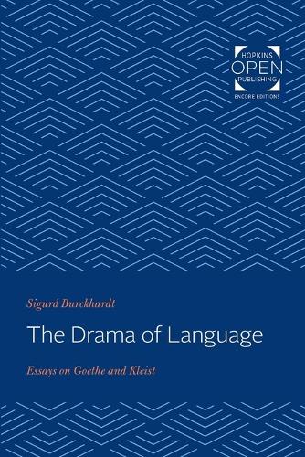 Паперова книга «The Drama of Language: Essays on Goethe and Kleist», автор Сігурд Буркхардт - фото №1