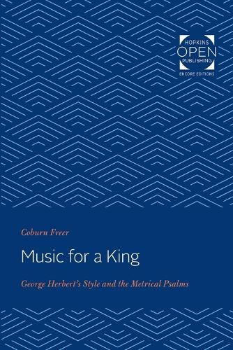 Паперова книга «Music for a King: George Herbert's Style and the Metrical Psalms», автор Кобурн Фрір - фото №1