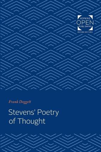 Бумажная книга «Stevens' Poetry of Thought», автор Фрэнк Доггетт - фото №1