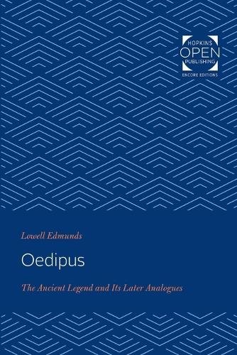 Паперова книга «Oedipus: The Ancient Legend and Its Later Analogues», автор Лоуелл Едмундс - фото №1