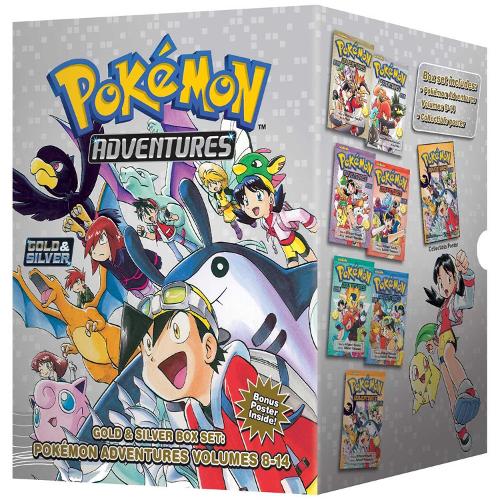 Паперова книга «Pokémon Adventures Gold & Silver Box Set (Set Includes Vols. 8-14)», автор Хіденори Кусака - фото №1