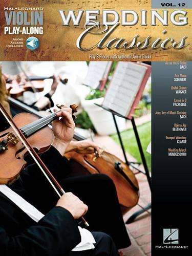 Паперова книга «Wedding Classics: Violin Play-Along Volume 12», автор Видавнича корпорація Гела Леонарда - фото №1