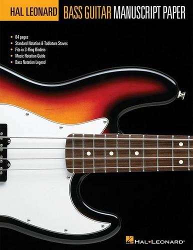 Паперова книга «Hal Leonard Bass Guitar Manuscript Paper», автор Видавнича корпорація Гела Леонарда - фото №1