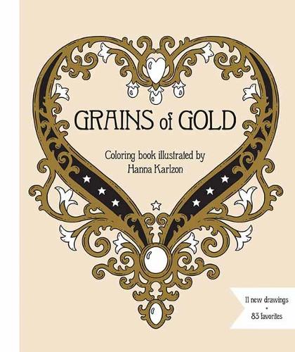 Бумажная книга «Grains of Gold Coloring Book», автор Ханна Карлзон - фото №1