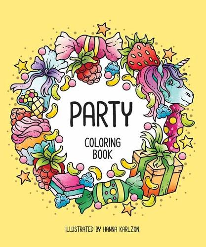 Паперова книга «Party: Coloring Book», автор Ханна Карлзон - фото №1