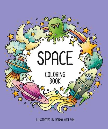 Бумажная книга «Space: Coloring Book», автор Ханна Карлзон - фото №1