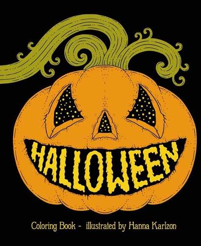 Бумажная книга «Halloween: Coloring Book», автор Ханна Карлзон - фото №1