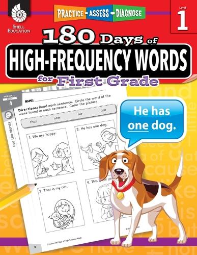 Бумажная книга «180 Days of High-Frequency Words for First Grade: Practice, Assess, Diagnose», автор Джоден Смит - фото №1