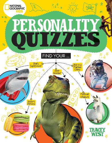 Бумажная книга «National Geographic Kids Personality Quizzes», автор Трейси Уэст - фото №1