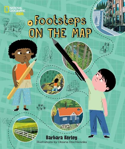 Паперова книга «Footsteps on the Map», автор Барбара Керлі - фото №1
