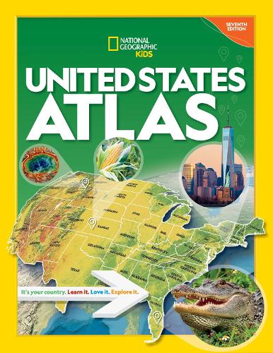 Бумажная книга «National Geographic Kids United States Atlas 7th edition», автор National Geographic - фото №1