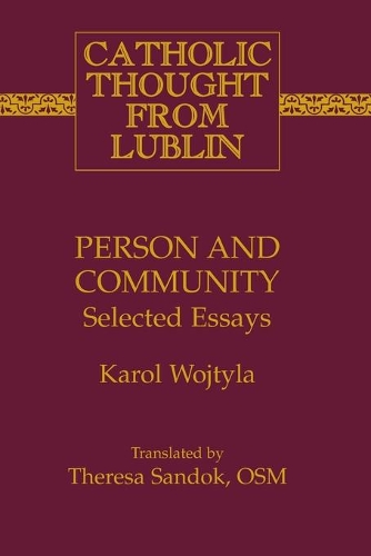 Паперова книга «Person and Community: Selected Essays» - фото №1