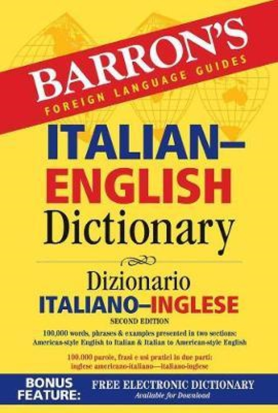 Бумажная книга «Barron's Italian-English Dictionary», автор Урсула Мартини - фото №1