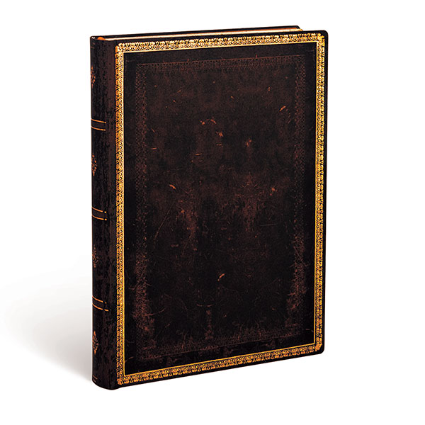  «Блокнот Paperblanks Flexi Черная марокканская кожа Линейка (FB4444-4)», бренда Paperblanks - фото №1