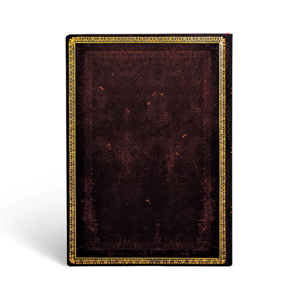  «Блокнот Paperblanks Flexi Черная марокканская кожа Линейка (FB4444-4)», бренда Paperblanks - фото №1