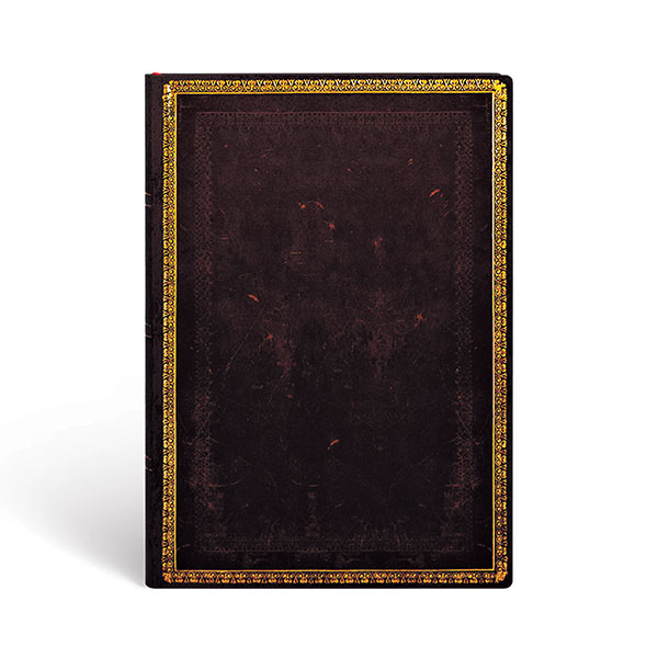  «Блокнот Paperblanks Flexi Черная марокканская кожа Линейка (FB4444-4)», бренда Paperblanks - фото №1