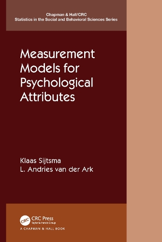 Бумажная книга «Measurement Models for Psychological Attributes», авторов Клаас Сийтсма, Л. Андрис ван дер Арк - фото №1