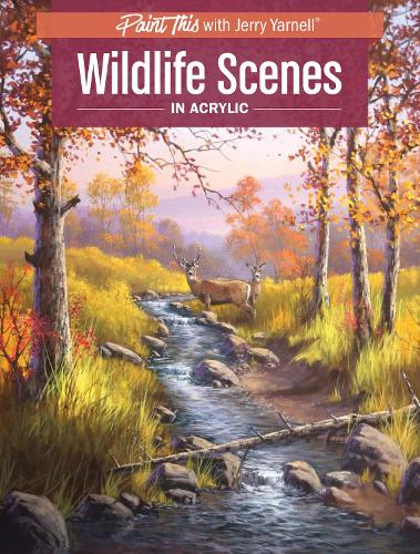 Паперова книга «Wildlife Scenes in Acrylic», автор Джеррі Ярнелл - фото №1