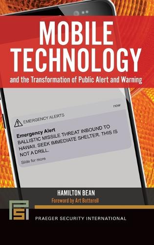 Паперова книга «Mobile Technology and the Transformation of Public Alert and Warning», автор Гамільтон Бін - фото №1
