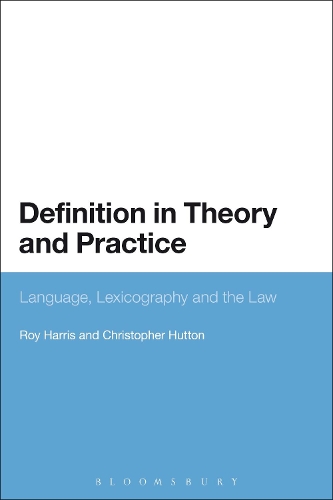 Бумажная книга «Definition in Theory and Practice: Language, Lexicography and the Law», авторов Кристофер Хаттон, Рой Харрис - фото №1