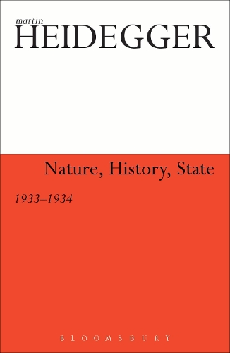 Бумажная книга «Nature, History, State: 1933-1934», автор Мартин Хайдеггер - фото №1