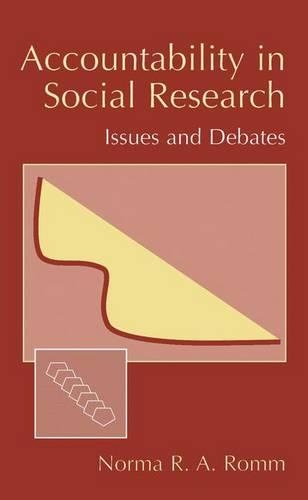 Паперова книга «Accountability in Social Research: Issues and Debates», автор Норма Ромм - фото №1