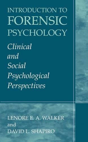 Паперова книга «Introduction to Forensic Psychology: Clinical and Social Psychological Perspectives», авторів Девід Шапіро, Ленор Е.А. Вокер - фото №1